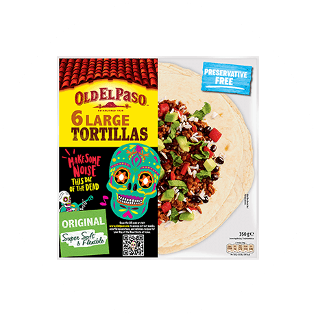 6 LARGE Tortillas Super Soft ORIGINAL