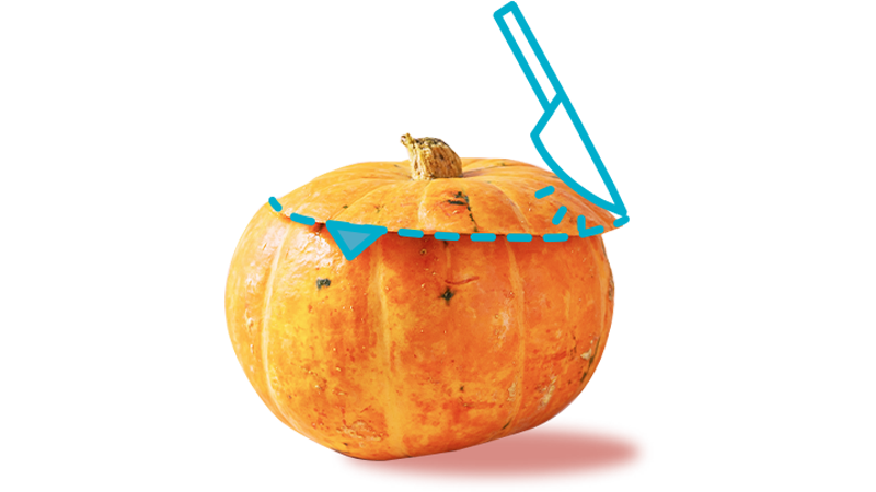 how to cut pumpkin