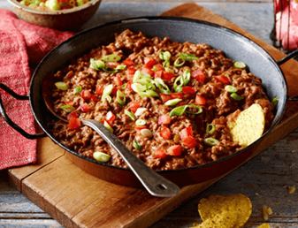 Enkel taco-bønnedipp